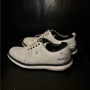 White Men's Golf Shoes
